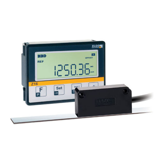 Indicador de posición - AZ16E  - ELGO Electronic - visualizador LCD / para montaje sobre panel / alimentado por batería