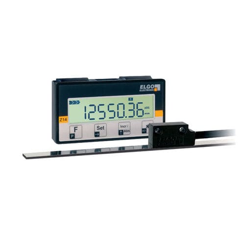 Indicador de posición - IZ14E - ELGO Electronic - visualizador LCD / para montaje sobre panel / alimentado por batería