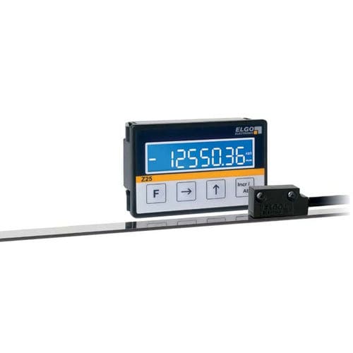 Indicador de posición - Z25 - ELGO Electronic - visualizador LCD / para montaje sobre panel / programable
