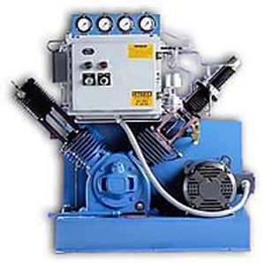 Compresor volumétrico - Oxywise, s.r.o. - para oxígeno / con motor eléctrico / estacionario