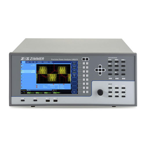 Analizador eléctrico - LMG670 - ZES ZIMMER Electronic Systems - de potencia / benchtop / multivía
