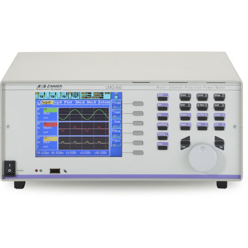 Analizador de potencia - LMG450 - ZES ZIMMER Electronic Systems - eléctrico / de tensión / de armónico