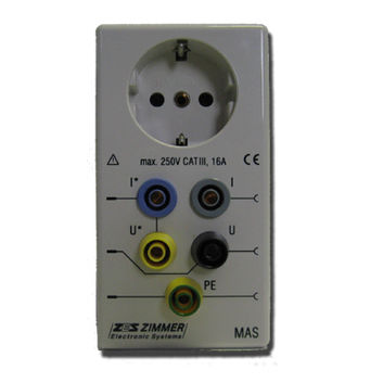 Adaptador eléctrico de prueba -  LMG-MAS - ZES ZIMMER Electronic Systems - de seguridad / monofásico