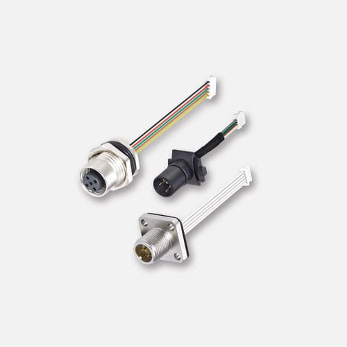 Conector de alimentación eléctrica - PHG - circular / con brida / de bloqueo