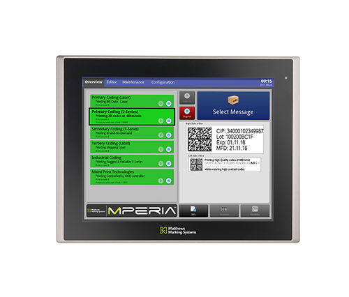 Software resolutivo de gestión de almacenes WMS - MPERIA - Matthews Marking Systems - de mando de proceso / de automatización / de acceso a distancia
