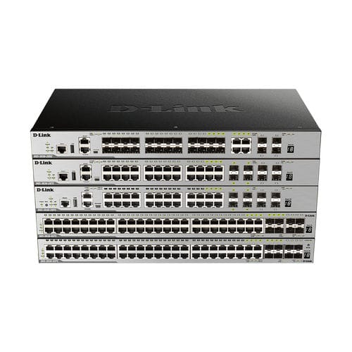 Conmutador Ethernet administrable - DGS-3630 series - D-Link® - 16 puertos / 30 puertos / Gigabit Ethernet