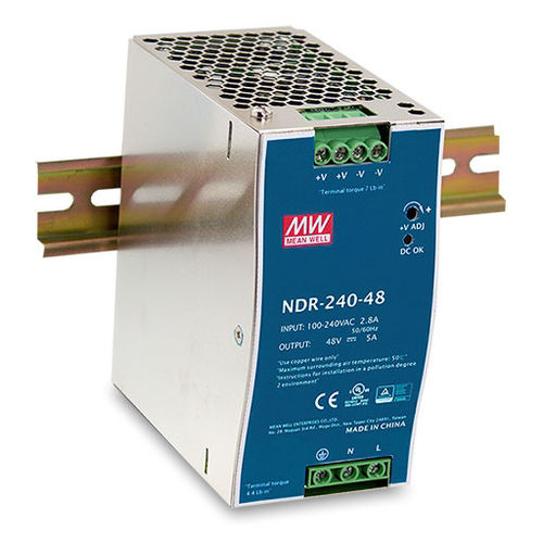 Alimentación eléctrica en riel DIN - DIS-N240-48 - D-Link® - AC/DC / para aplicaciones industriales
