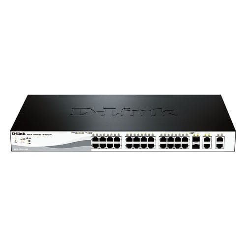 Conmutador Ethernet inteligente - DES-1210 series - D-Link® - 24 puertos / de nivel 2 / Gigabit Ethernet