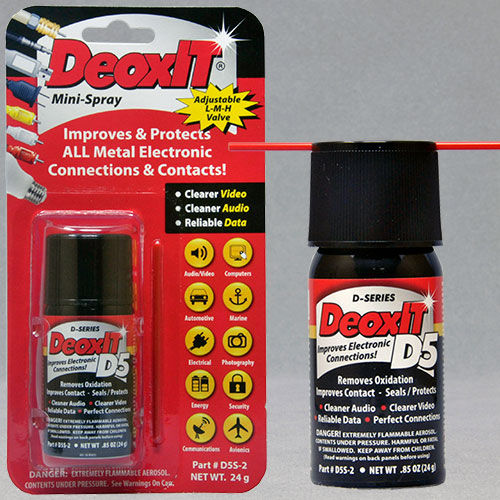 Aerosol de limpieza - DeoxIT®, #D5S-2 - CAIG - de protección / para metal / para plástico