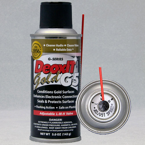 Aerosol de limpieza - DeoxIT® Gold, #G5S-6 - CAIG - de protección / para metal / para plástico