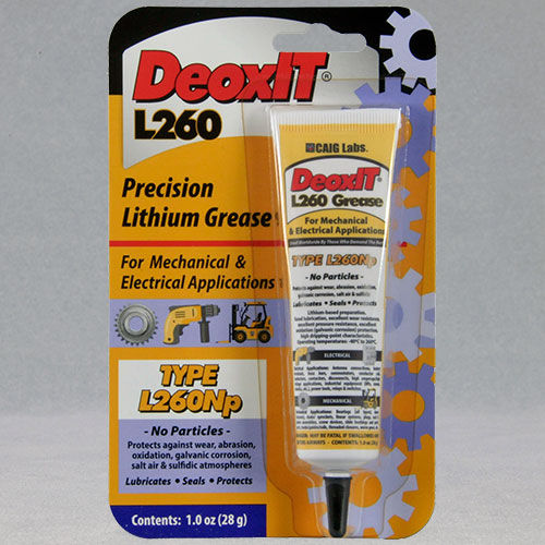 Grasa de lubricación - DeoxIT ® L260Np, #L260-N1 - CAIG - de protección / de litio / para dispositivos eléctricos