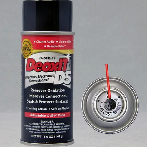 Aerosol de limpieza - DeoxIT®, #D5S-6-LMH  - CAIG - para metal / de disolvente / de productos inflamables
