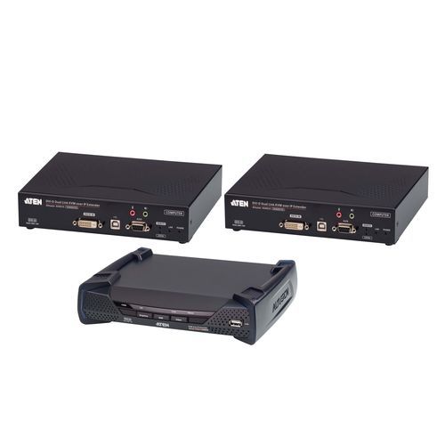Prolongador KVM - KE6920ATC - ATEN - de red / USB / DVI