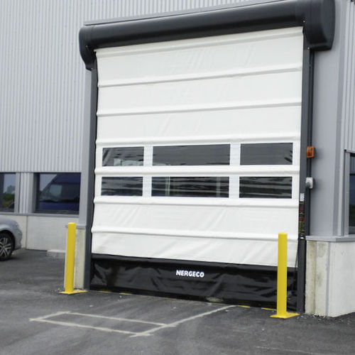 Puerta apilable - NERGECO - para exteriores / rápida / automática