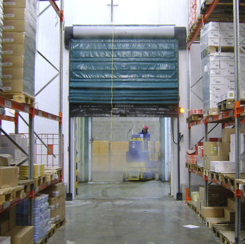 Puerta apilable - frigo  - NERGECO - de acero / para interior / para cámara frigorífica