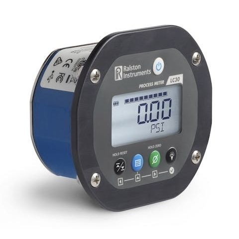 Manómetro con pantalla LCD - LC30 - Ralston - con montaje trasero / para montaje en panel / NPT 1/4