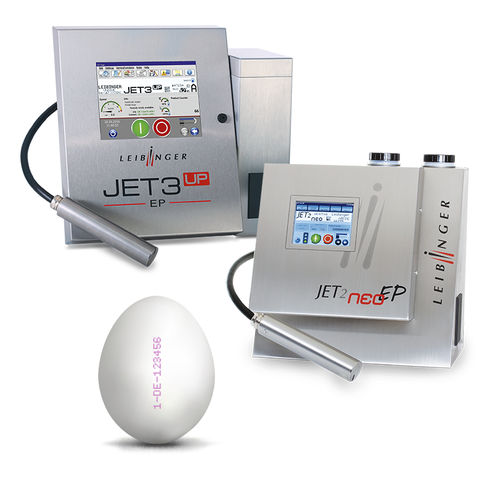 Aparato de marcado y codificación por chorro de tinta continuo - JET3up EP - Leibinger - para la industria agroalimentaria / de papel