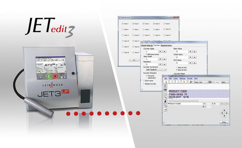 Software de gestión - JETedit3 - Leibinger - de impresión