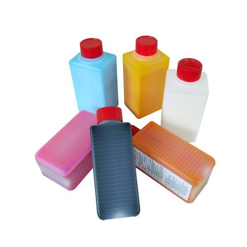 Tinta para impresión por inyección de tinta - Leibinger - a base de disolvente / curable UV / pigmentada