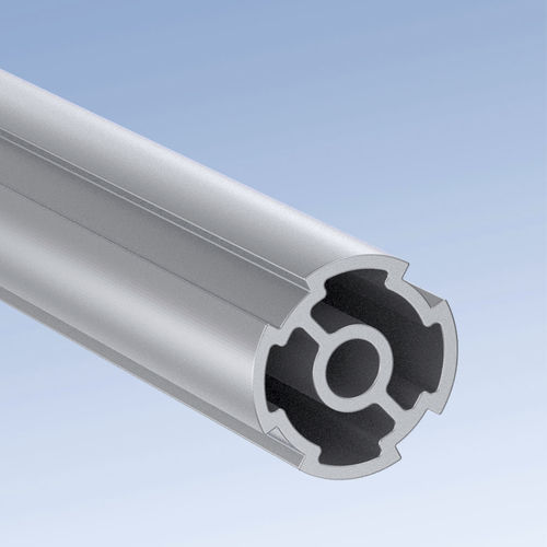 Perfil de aluminio - D28 series - Maschinenbau Kitz GmbH - redondo / de construcción / para muebles con baldas