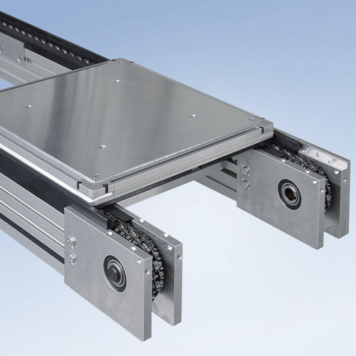 Transportador con cadena - SRF-P 2010 - Maschinenbau Kitz GmbH - horizontal / de acumulación / de transferencia