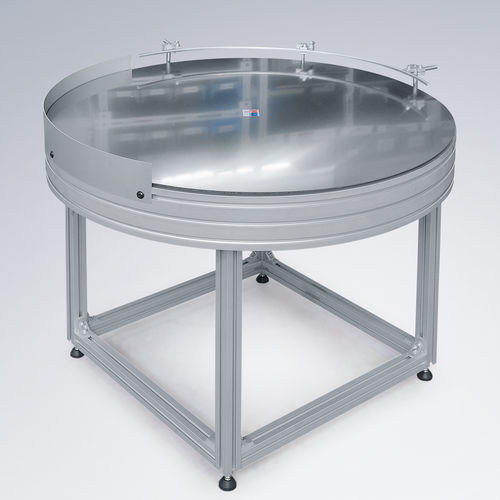 Mesa rotativa eléctrica - Maschinenbau Kitz GmbH - horizontal / para transportador