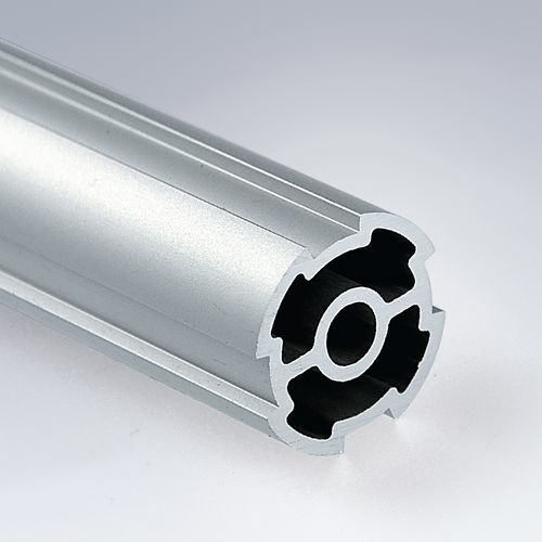 Perfil de aluminio - Serie D28 - Maschinenbau Kitz GmbH - redondo / de construcción / para muebles con baldas