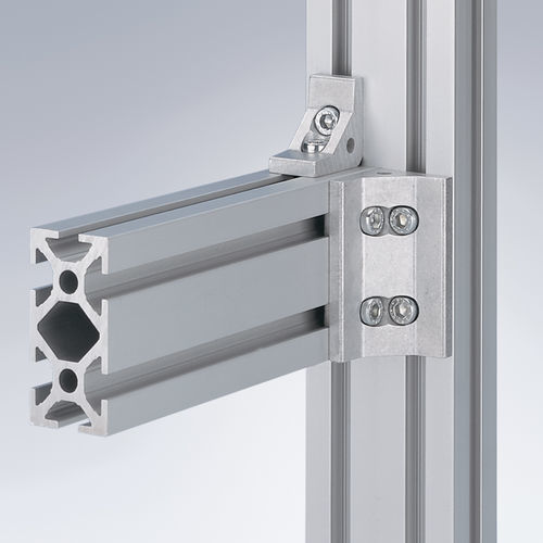 Elemento de fijación para perfiles de aluminio - Maschinenbau Kitz GmbH - metalizado
