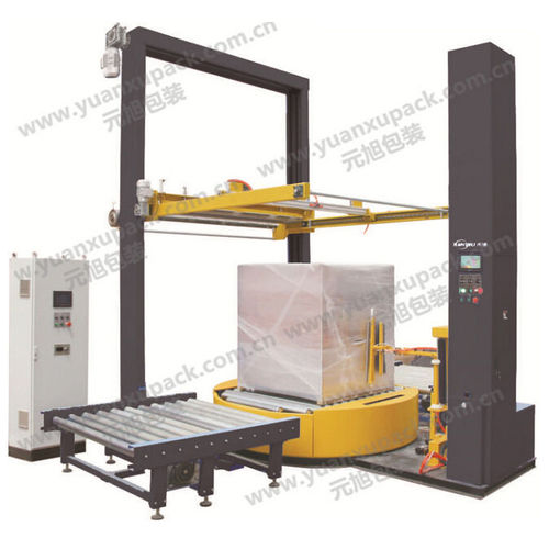 Envolvedora con plataforma giratoria - Yuanxu Packing(shanghai) Machinery Co., LTD - automática / de paquetes / de film estirable