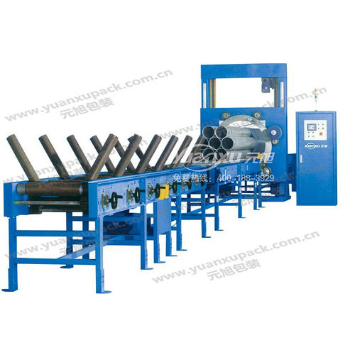Envolvedora orbital - Yuanxu Packing(shanghai) Machinery Co., LTD - automática / de perfiles / para vidrio