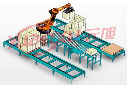 Célula robotizada de paletización - YK-JQ - Yuanxu Packing(shanghai) Machinery Co., LTD