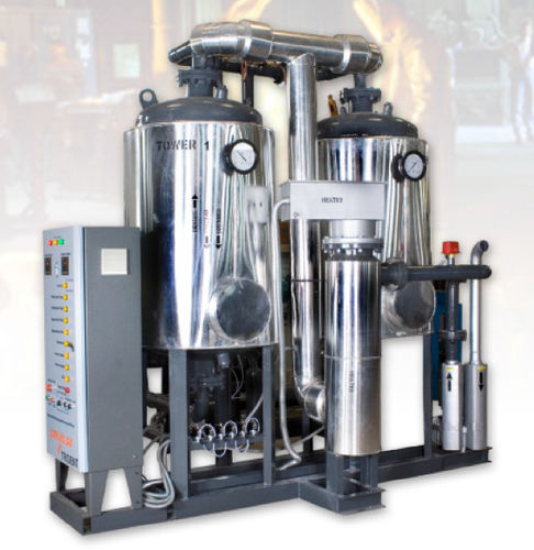 Secador de aire comprimido por adsorción con aporte de calor - DB series - Trident Pneumatics Pvt Ltd - compacto / de baja presión / regenerado por turbina