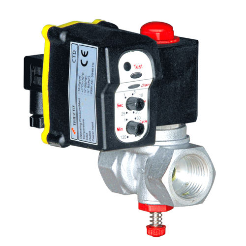 Válvula de vaciado - CTD series - Trident Pneumatics Pvt Ltd - de pistón / manual / con mando eléctrico