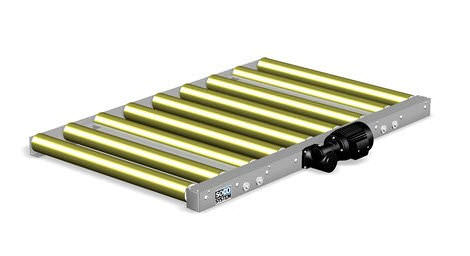 Transportador de rodillos motorizados - Soco System - horizontal / de transporte / para palés