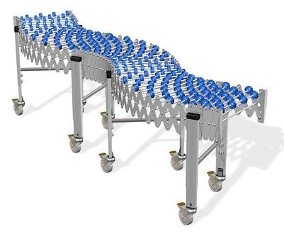 Transportador con ruedecillas - Soco System - de transporte / de gravedad