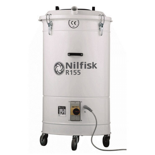 Aspirador industrial - R155 V - Nilfisk - en seco / trifásico / móvil