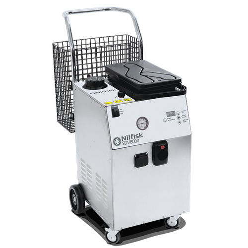 Limpiadora de vapor eléctrica - SDV8000  - Nilfisk - móvil / de acero inoxidable / para altas cargas