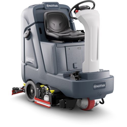 Fregadora con operador a bordo - SC4000 series - Nilfisk - alimentada por batería / compacta