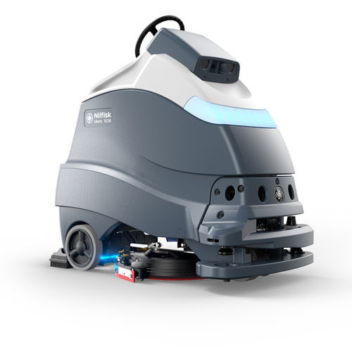 Fregadora con operador a bordo - Liberty SC50 UVGI series - Nilfisk - autónoma / alimentada por batería