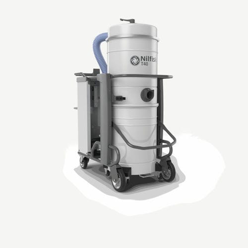 Aspirador industrial - T40 L100 series - Nilfisk - en seco / para materiales húmedos / de líquidos