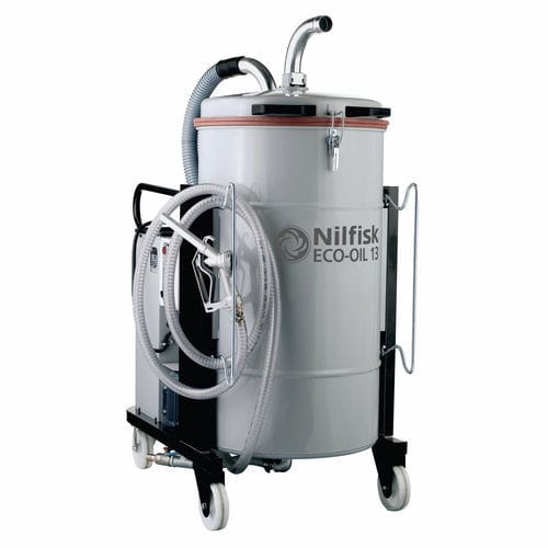 Aspirador industrial - ECO-OIL 13 - Nilfisk - para materiales húmedos / de aceite y virutas / eléctrico