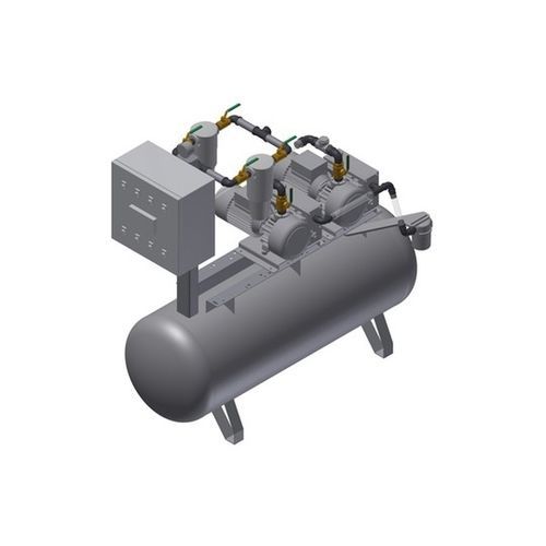Grupo de vacío lubricado - MEDEVICE 2X28  - Srl - para uso médico