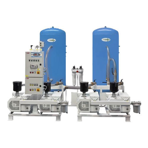 Grupo de vacío lubricado - MEDEVICE 4×220  - Srl - para uso médico / vertical