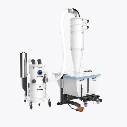 Aspirador industrial - IV4  - iVision Vacuum - de virutas / trifásico / neumático