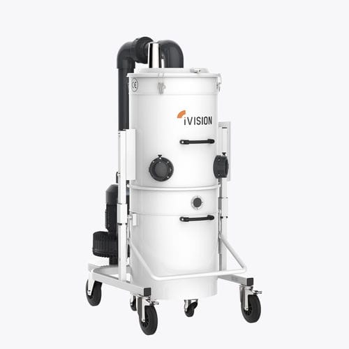 Aspirador en seco - iV3 CLEAN - iVision Vacuum - para materiales húmedos / trifásico / móvil