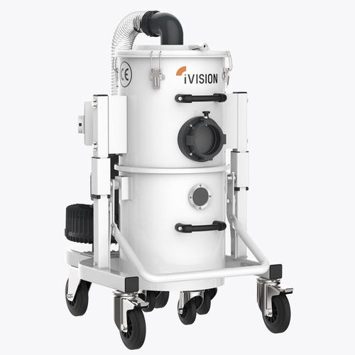 Aspirador industrial - iV1 CLEAN - iVision Vacuum - en seco / para materiales húmedos / trifásico