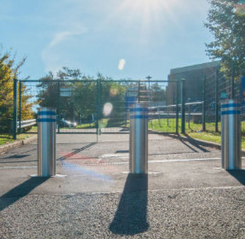 Bolardo retráctil automático - IWA 14 - Frontier-Pitts - eléctrico