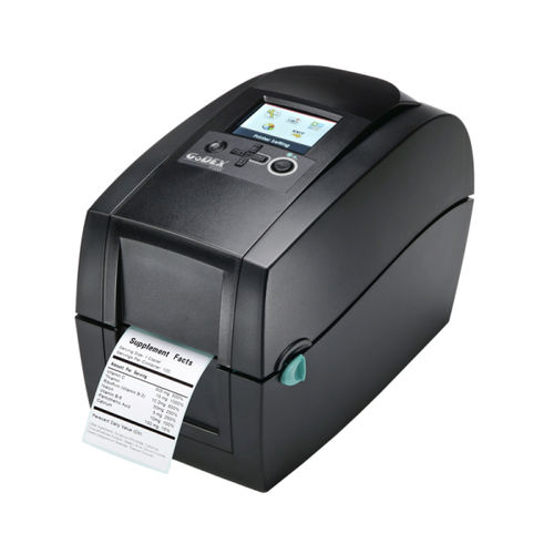 Impresora de etiquetas de transferencia térmica - RT200i / RT230i - godex - de mesa / industrial