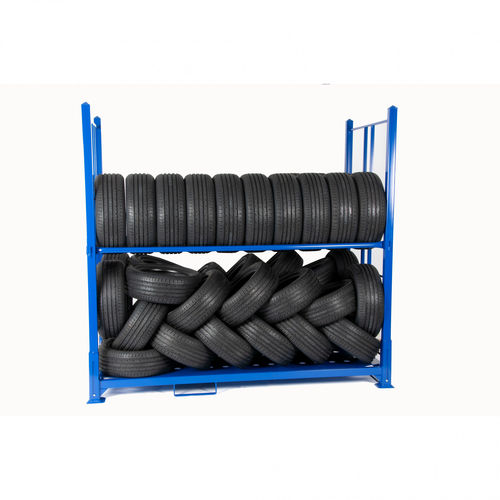 Sistema de estanterías para depósito de almacenamiento - ECOTIRErack® TR-EC-32 - GEBHARDT Logistic Solutions GmbH - de transporte / dinámico / para cargas pesadas