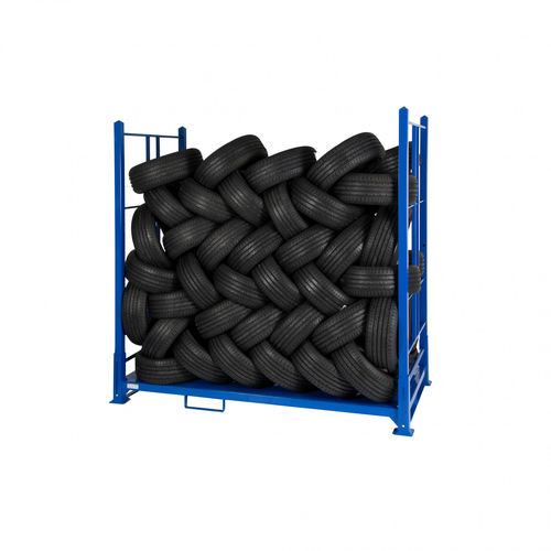 Sistema de estanterías para depósito de almacenamiento - ECOTIRErack® TR-EC-05 - GEBHARDT Logistic Solutions GmbH - de transporte / a medida / para neumáticos